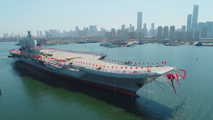 China has tested electromagnetic catapults for a new aircraft carrier