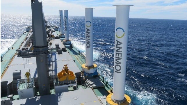 Project Explores Installing Wind Rotor Sails on LNG Carriers