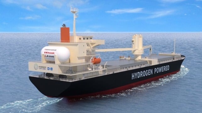 Project Achieves Design Milestone for Hydrogen-Fueled Cargo Ship