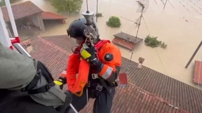 Guardia Costiera Rescues Multiple Survivors From Flooding in Ravenna