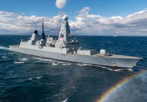 British Royal Navy has entered contested waters