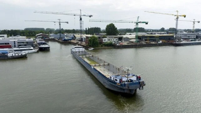 Conversion Begins for Hydrogen-Powered Inland Barge