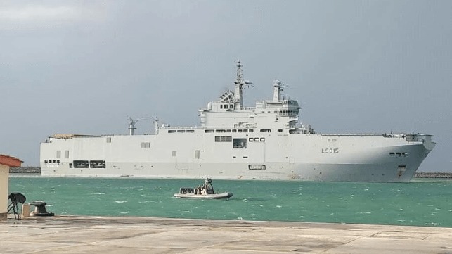 French Helicopter Carrier Arrives to Provide Medical Aid for Gaza