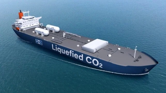 MOL Gains Design Approval for First Large LCO2 Carrier from ClassNK