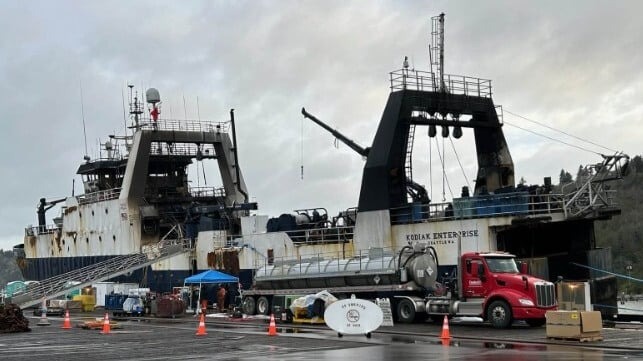 Kodiak Enterprise Dewatered and Defueled, But Ship's Fate Undecided