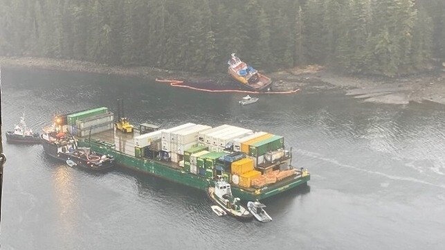 Tug Goes Aground After Colliding With Tow Near Sitka