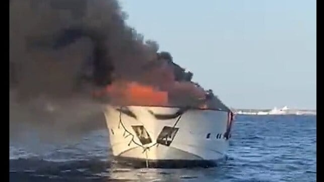 Fire Destroys Superyacht at Luxe Resort Destination Near Ibiza