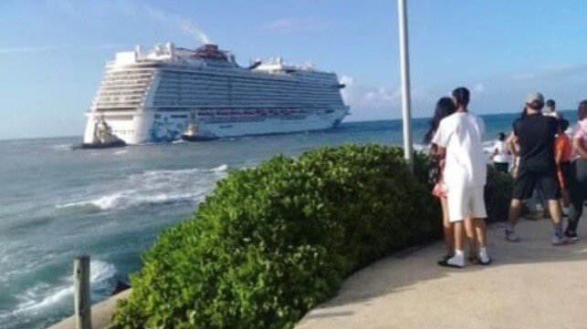 Norwegian Escape Cruise Ship Grounds off Dominican Republic