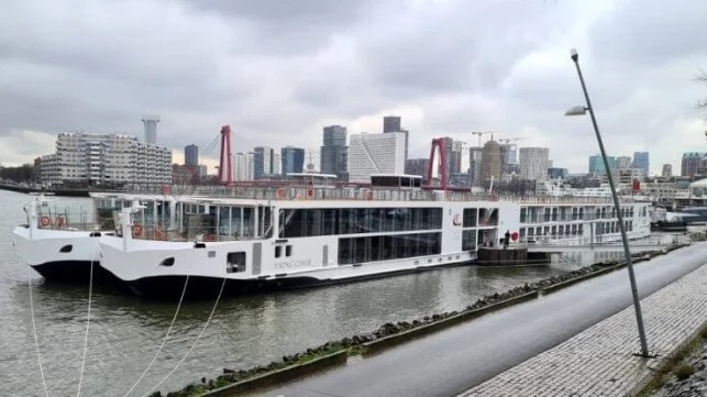 River Cruise Ship Evacuated After Possible Battery Explosion