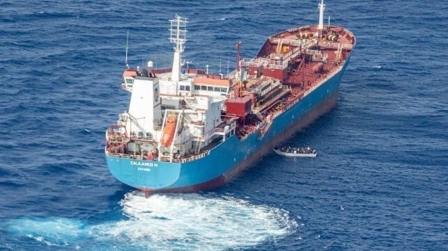 Italian Product Tanker Acts to Save 70 People from Drifting Boat