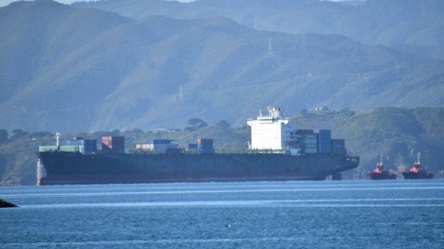 Troubled Containership Towed Back to New Zealand for More Repairs