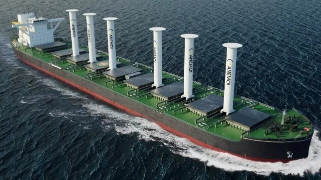 Study Validates Significant EEDI Reduction with Rotor Sails on Bulker