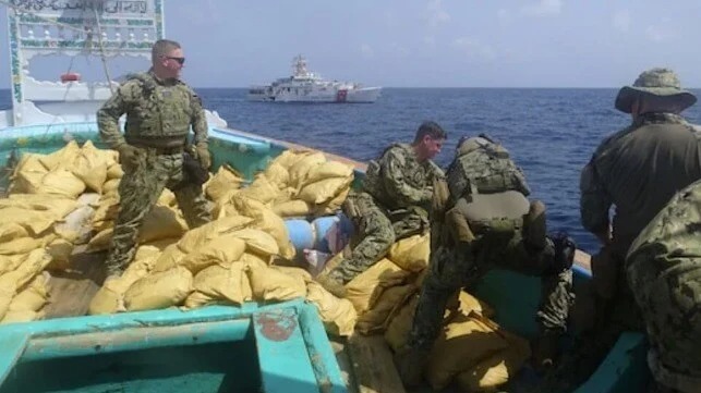 USCG, U.S. Navy Intercept $100M Worth of Drugs in Gulf of Oman