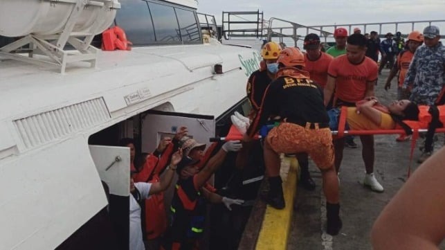 Two Dozen Injured in Fast-Ferry Collision off Cebu