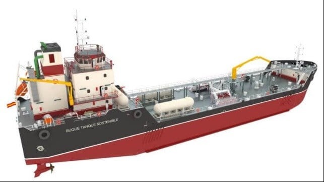 Biofuel Tanker Designed to Store Captured CO2 from Other Ships