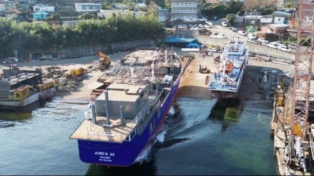 Korean Yard Builds Sail Cargo Ship for Marshall Islands