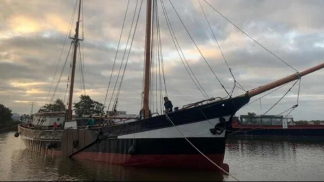 Historic 111-Year-Old Coastal Trader Returns to Sea as Sail Cargo Ship