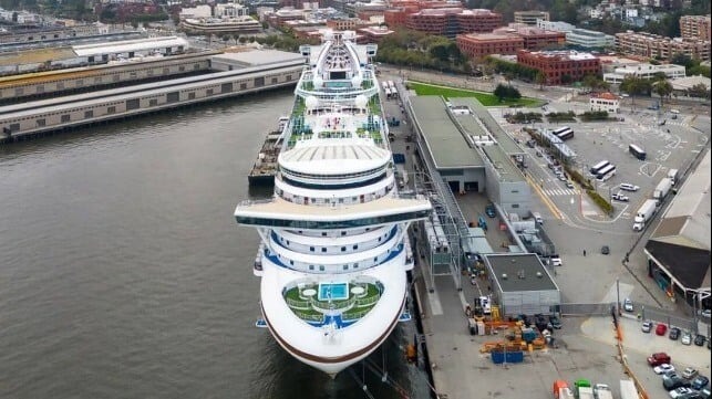 Docking Accident Damages Hull of Princess’ Ruby Princess