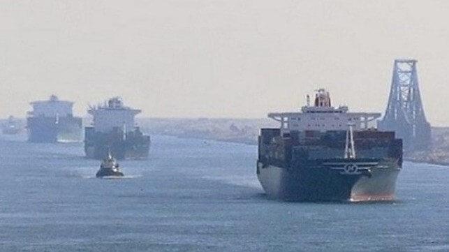 New Record for Daily Transits of the Suez Canal