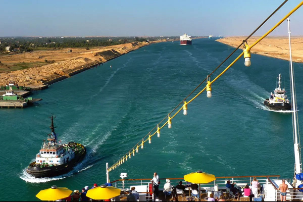 Suez Canal revenues increased by 20% over the year
