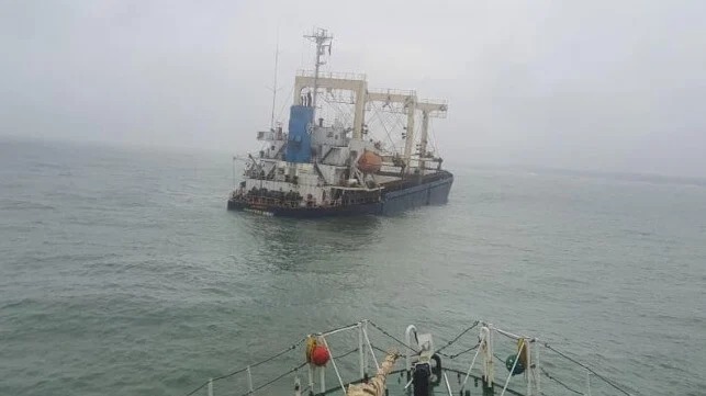Indian Coast Guard Rescues Crew from Sinking Cargo Ship