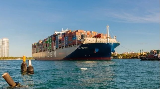 CMA CGM Containership Sets Record as Miami’s Largest to Date