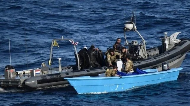 U.S. Coast Guard, Dutch Navy Intercept 1,000 Kilos of Cocaine