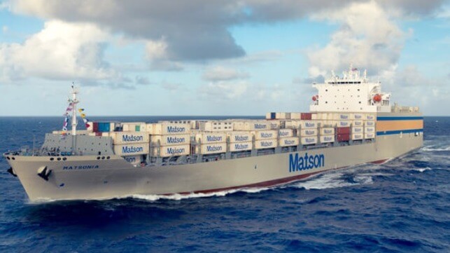 Matson's Transpacific Service is Booming