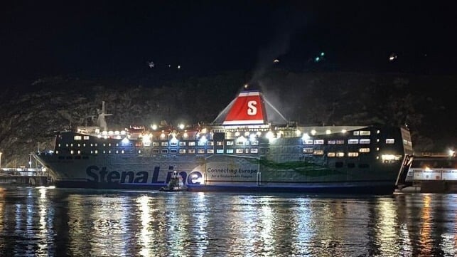 Massive Multi-Agency Response to Fire Aboard Ro/Ro Stena Europe