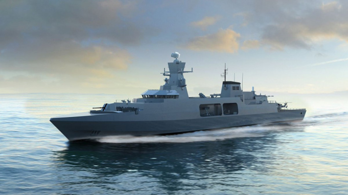 Britain's lead Type 31 Inspiration frigate will be launched in 2023