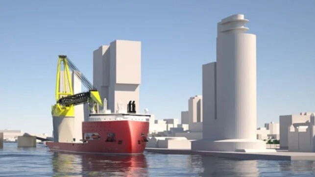 Ulstein Designs Vessel for Installation of Heavier Wind Foundations