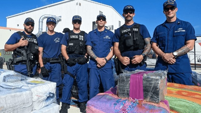 U.S. Coast Guard Offloads Six Tons of Cocaine in Miami