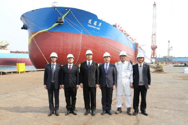 China delivers world's first dual fuel LNG powered VLCC