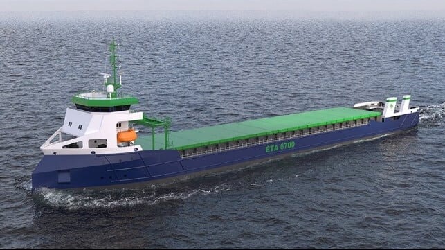 Modular Design Enhances Sustainability of Electric Short Sea Cargo Ship