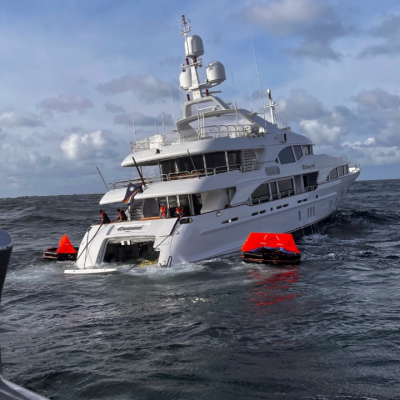 U.S. Coast Guard Rescues Superyacht off Grays Harbor