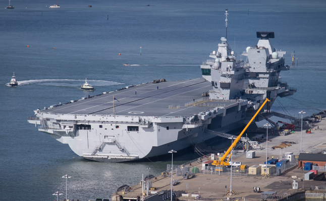 British aircraft carrier set off on a seven-month campaign at the head of an aircraft carrier group