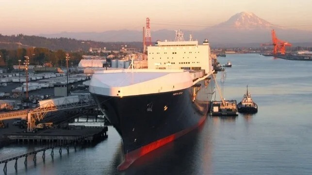 Fire Breaks Out Aboard Ro/Ro Midnight Sun at Tacoma