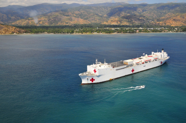 US Navy creates hospital ships from Covid-19