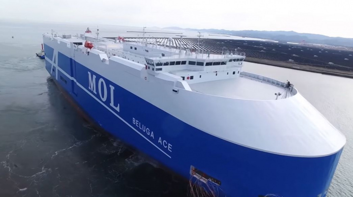 MOL Orders Four More LNG-Fueled Car Carriers at Japanese Yards