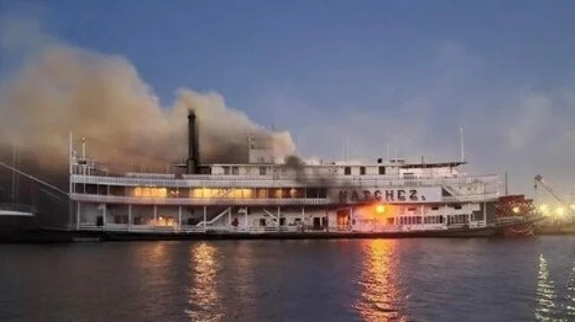 Hot Work Near Flammables Caused Fire on Passenger Steamboat