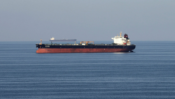 An accident with a tanker off the coast of Lebanon