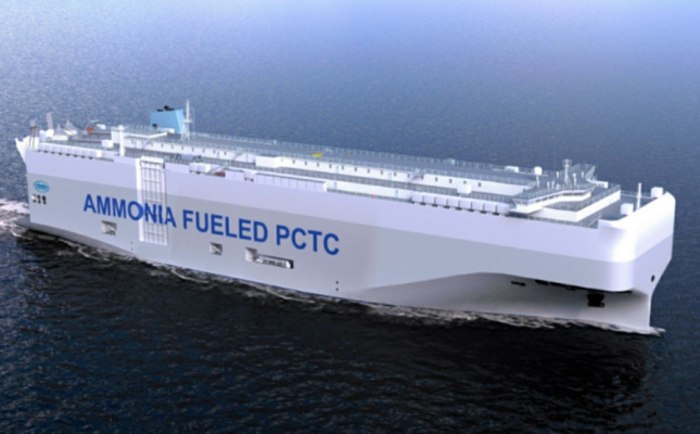 CSSC receives DNV AiP certificate for ammonia-fuelled 7,000-unit capacity PCTC