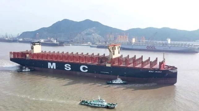 MSC Takes Delivery of the World's Biggest Ultra Large Container Ship