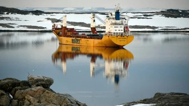 Cargo Ship Australia Chartered to Run Supplies to Antarctic Grounds