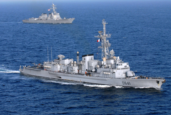 France sent a frigate to the Black Sea