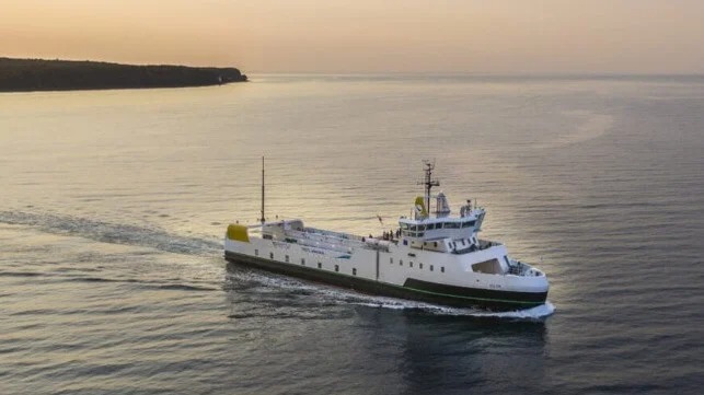 Electric Ferry Sets Distance Record for Single Battery Charge