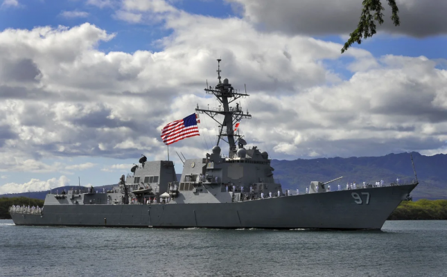 The most controversial US Navy destroyer returned home