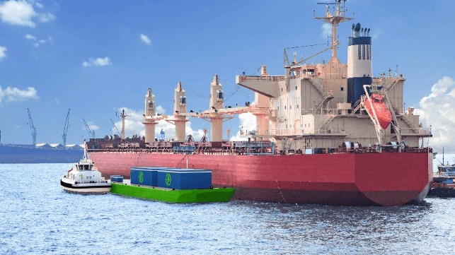 EBDG Designs a Methanol-Fueled "Power Barge" for Cold-Ironing