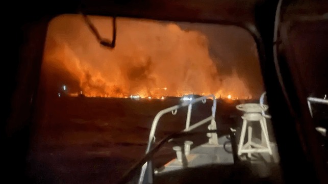 U.S. Coast Guard Continues to Assist Maui Fire Response