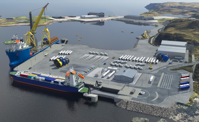 Euro 49million construction contract signed for new Deep Water Terminal that will boost the economy of the Outer Hebrides